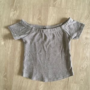 Billabong off the shoulder crop top